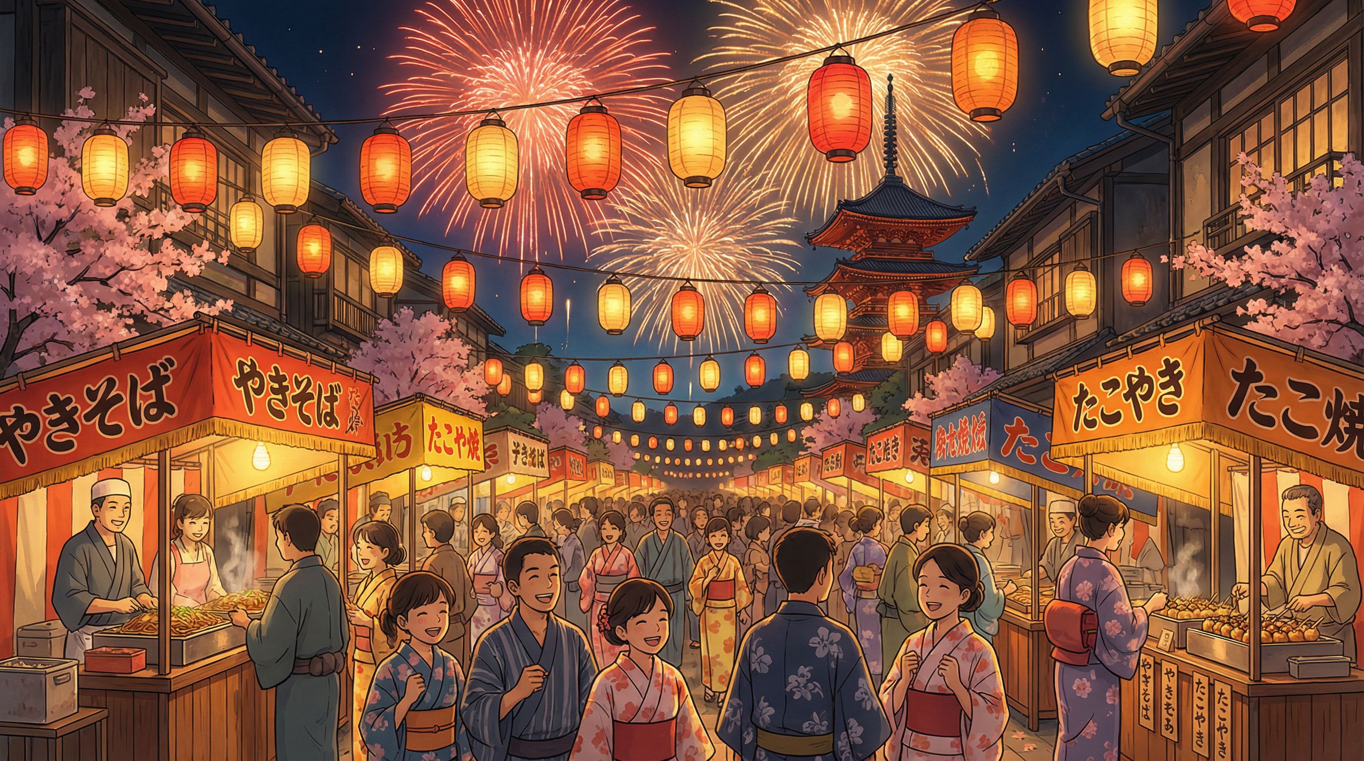 网红主播夏日祭典动漫视频